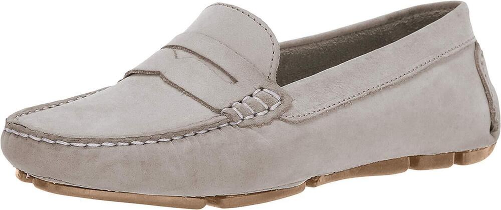 MASSIMO MATTEO PENNY KEEPER - LOAFERS FOR WOMEN - RICH NUBUCK - LEATHER UPPER -